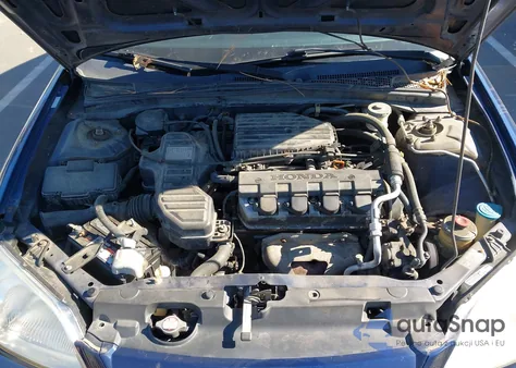 2003 Honda Civic Lx из США, поврежденный, VIN 1HGES16593L002519